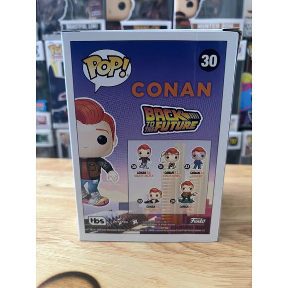 VAULTED Conan O'Brien as Marty McFly Back to the Future Funko Pop #30 Movies TBS - Picture 3 of 6